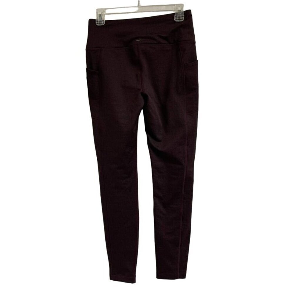 Mondetta Performance & Luxury Women's Black and Burgundy Leggings Smal NWT - Picture 3 of 11